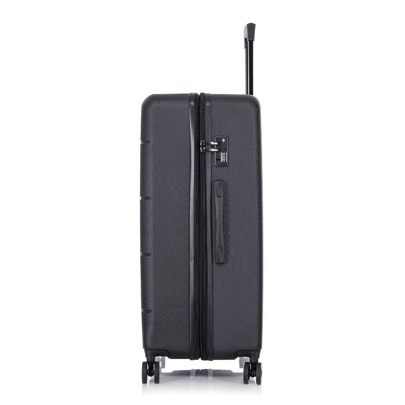InUSA Elysian Lightweight Hardside Large Checked Spinner Suitcase, 6 of 21