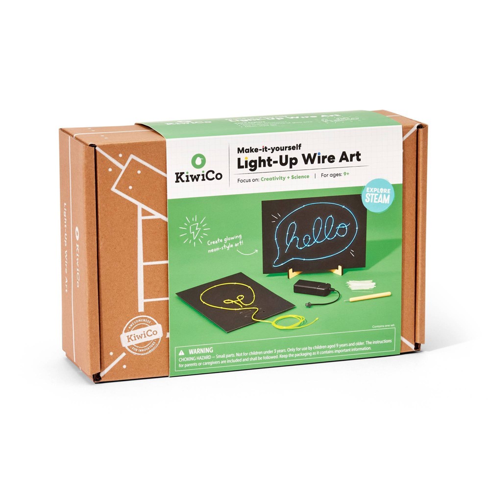 KiwiCo Light-Up Wire Art