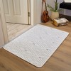 VECELO Front Door Mat Welcome Mat, Absorbent Muddy Kitchen Rugs, Non-Slip Rubber Backing Doormat - 2 of 4