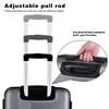 3 Piece Luggage Set With TSA Lock, Lightweight Cross Stripe Suitcase Hardshell Luggage Set (20in/24in/28in) - 3 of 4