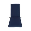 Wellfor Chaise Lounge Outdoor Cushion: UV-Resistant, Removable Cover, Zipper Closure, Sponge Fill - 2 of 4