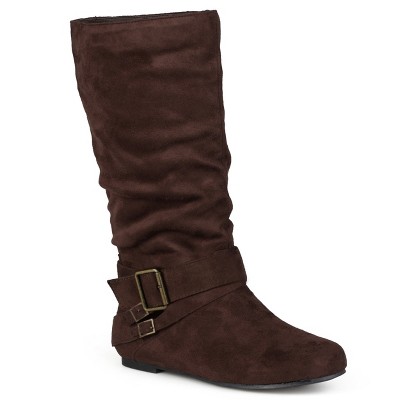 Journee Collection Womens Shelley-6 Round Toe Mid Calf Boots