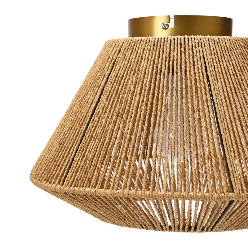 Storied Home Coastal Ceiling Lamp with Shade , 4 of 6