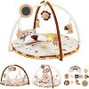 Tummy Time Play Mat w/ 9 Detachable Toys - Sensory & Motor Skill Development for Babies 0-18M, Non-Slip - 3 of 4
