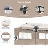 KTMBDW 10' x 20' Pop Up Canopy Tent, Heavy Duty Instant Sun Shelter, Large Tents for Parties with Carry Bag for Outdoor, Garden - 4 of 4