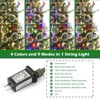 3/4.5ft Prelit Snow Flocked Artificial Christmas Tree with 8-Mode Warm White LED & Sturdy Base- Indoor/Outdoor Xmas Tree for Home,Office,Yard - 3 of 4
