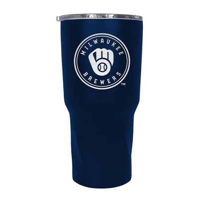 MLB Milwaukee Brewers 30oz Stainless Steel Travel Tumbler