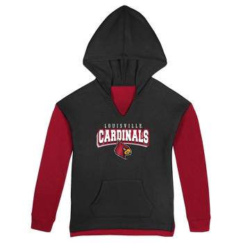 Louisville Cardinals Youth Kids Sweatshirt Size Small 6/6x Red Front Pouch  New