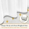 LunaLulinlk Fabric Shower Curtain with Hooks - 2 of 4