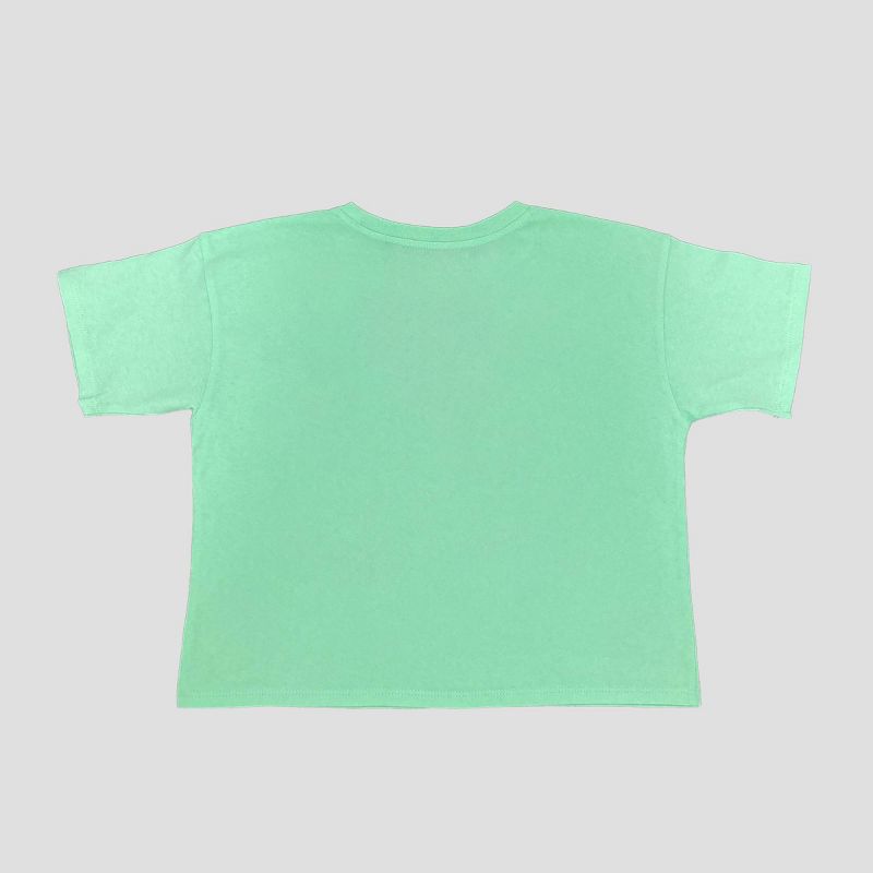Girls&#39; Toki Doki Boxy Short Sleeve Graphic T-Shirt - Mint Green, 3 of 4