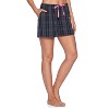 Ashford & Brooks Women's 2 Pack Woven Sleep Lounge Boxer Shorts - 2 of 4