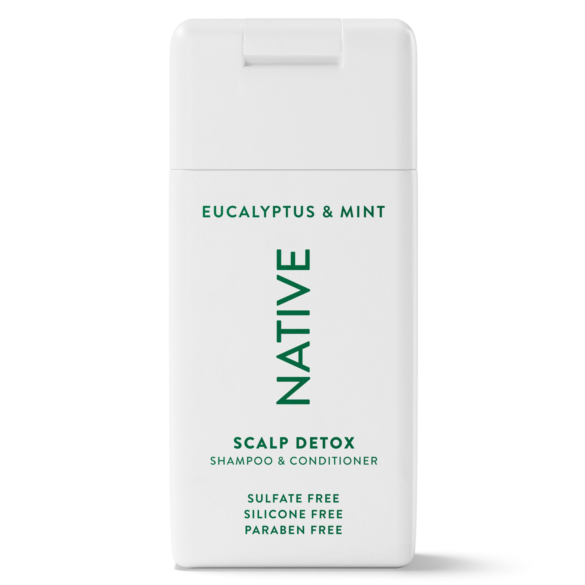 Native Eucalyptus & Mint Scalp Detox Mini 2-in-1 Shampoo & Conditioner - 3oz: Paraben-Free, Silicone-Free, Sulfate-Free