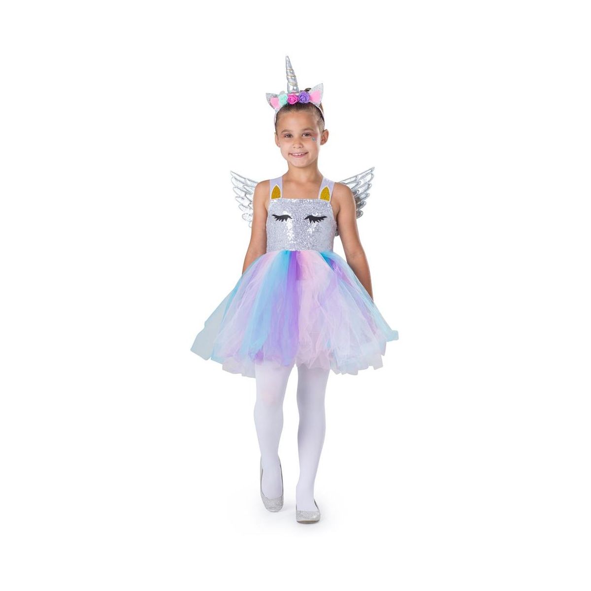 Dress Up America Unicorn Costume Dress for Girls