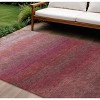 Red And Blush Ombre Washable Indoor Outdoor Area Rug - 2 of 4