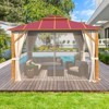 EROMMY 12 Ft. W x 10 Ft. D Aluminum Patio Gazebo - 2 of 4