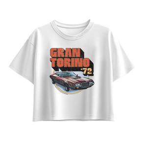 Girls' - Ford - 72 Gran Torino Short Sleeve Boxy Graphic T-Shirt - 1 of 2