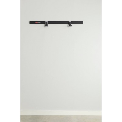 Rubbermaid 3pc FastTrack Garage Storage All-in-One Rail & Bike Hook Wall Hanging Kit