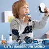 Barber Shop Pretend Play Toy,  23Pcs Kids Shaving Kit for Boys, Haircut Kit for 3+ Year Old Birthday Gift, Toddler Play Set Storage Box for Role Play - 2 of 4