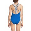 Lands' End Women's Tugless QuickDry V-Neck Multi-Way High Leg One Piece Swimsuit - 2 of 4