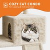 Large Cat Tree for Big Cats, Multi-Level Cat Tower for Indoor Cats, Scratching Post,Condo,Platforms,Cat Tunnel,Hammock,Feeding Station,Pet Play House - 4 of 4