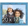 PosterPalooza | Shabby Chic Blue Picture Frame - UV Acrylic, Backing Board, Hanging Hardware Included - 2 of 4
