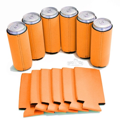 Beer Can Cooler Blank Neoprene Can Sleeves Collapsible Insulated Drink  Cooler Holders for Beer Water Bottles