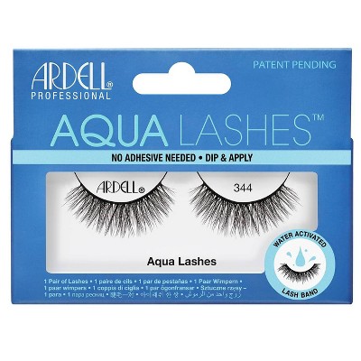 Ardell Aqua 344 False Eyelashes - Black - 1pr