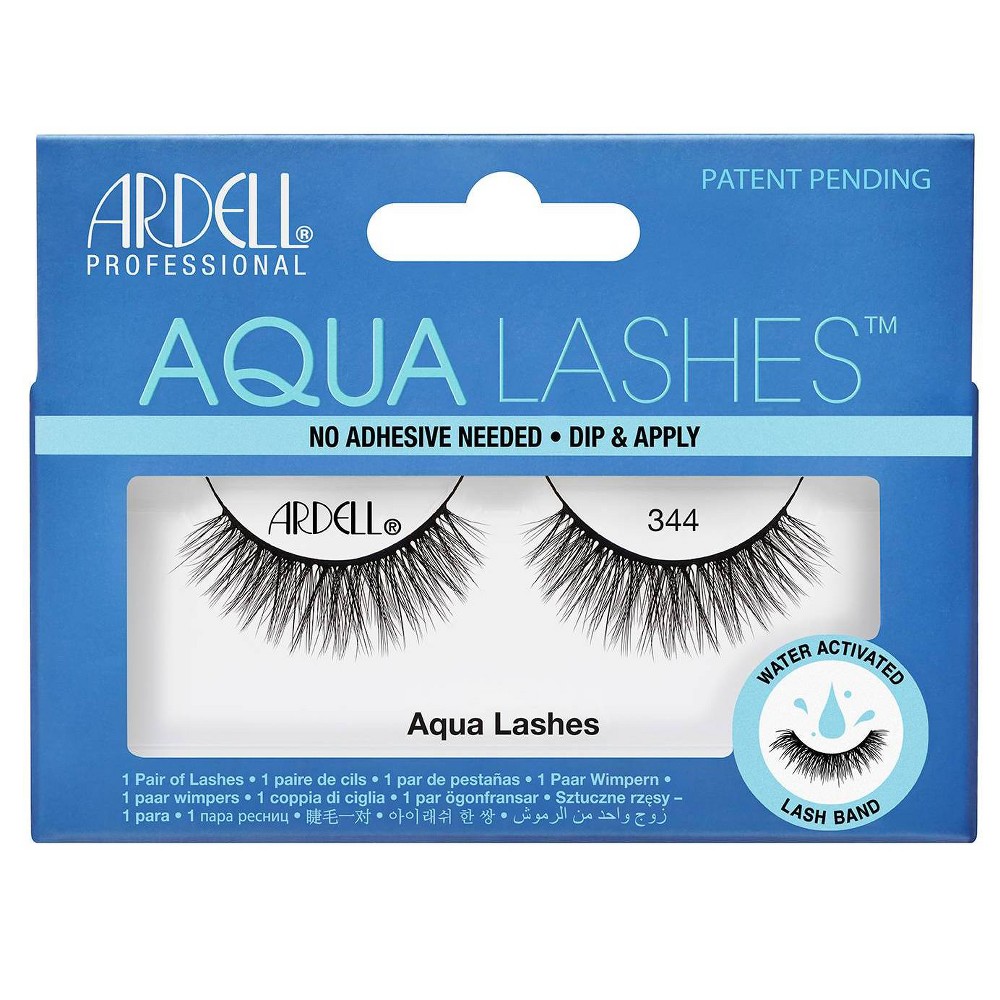 Ardell Aqua Lashes 344, Black, 1 Pair