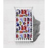 Bacati - Transportation Blue Red Navy Green Orange 100 percent Cotton Universal Baby US Standard Crib or Toddler Bed Fitted Sheet - 3 of 4