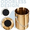 EPICA 1.3 Gallon Countertop Compost Bin | Odorless Stainless Steel Kitchen Composter with Lid & Filters - 4 of 4
