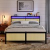 Iron Bed Frame, Metal Bed Frame, Wrought Iron Bed Frame, Iron Platform Bed Frame, Iron Canopy Bed - 2 of 4
