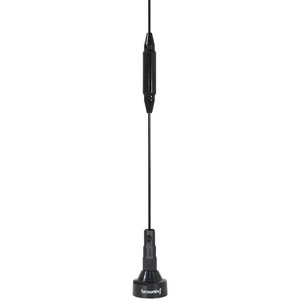 Browning® 140 to 170 MHz VHF/430 to 470 MHz UHF Pre-Tuned Dual Band NMO Antenna in Silver - 1 of 4