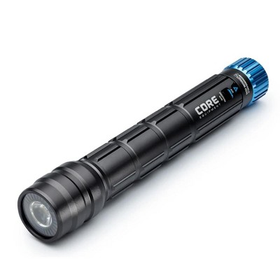 CORE 1500 Lumen CREE LED Rechargeable Camping Emergency Flashlight and 2 Lithium-Ion Batteries