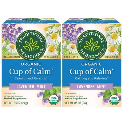 Traditional Medicinals Cup of Calm Organic Tea - 32ct