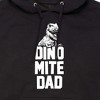 Men's - Instant Message - Dinomite Dad Graphic Fleece Pullover Hoodie - 2 of 4