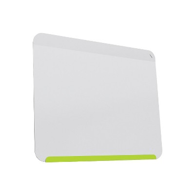 Ghent Link Board Magnetic Whiteboard 24"H x 30"W Lime Green Base/White Face GHELWB2430GW