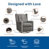 Baby Relax Mikayla 4-in-1 Nursery Swivel Glider Rocker Recliner - 3 of 4