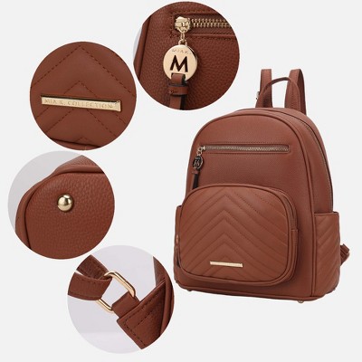 MKF Collection Romana Women’s Backpack by Mia K - Olive — фото 4