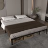 Platform Bed Frame, Heavy Duty Metal Bed Frame, 600 Lbs Capacity, Modern Non Slip Mattress Foundation with Metal Slats Support, No Box Spring Needed - 2 of 4