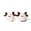 Vivitar Medium/Large Plush Novelty Slippers Kids' Reindeer - 2 of 4