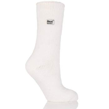 Heat Holders® Women's Camellia ORIGINAL™ Crew Socks | Advanced Thermal Yarn | Thick Boot Socks Cold Weather Gear | Warm + Soft, Hiking, Cabin, Hunting, Outdoor, Cozy Socks