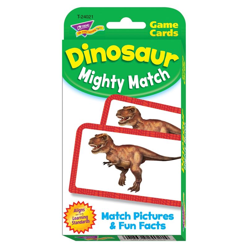 TREND Dinosaur Mighty Match Challenge Cards, 1 of 5