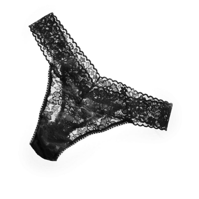 Hanky Panky Women's Daily Lace Original Rise Thong - One Size, 4 of 4