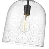 Pearson Collection Brushed Nickel Caged Pendant Light - 1 Bulb, Dimmable, Industrial Style - 2 of 4