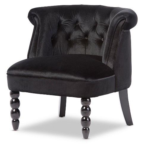 Black chair outlet velvet