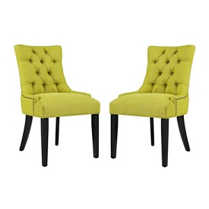 Modway Regent Dining Side Chair Fabric Set of 2 - 1 of 4