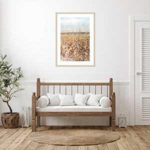 Amanti Art Ochre Landscape II by Tim Otoole Wood Framed Wall Art Print - 1 of 4