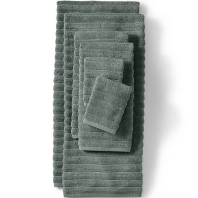 Lands' End Organic Cotton Rib Towel Set