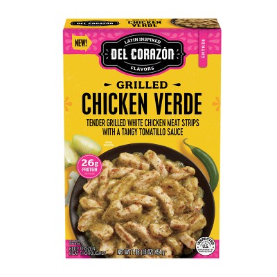 Del Corazon Frozen Grilled Chicken Verde - 16oz