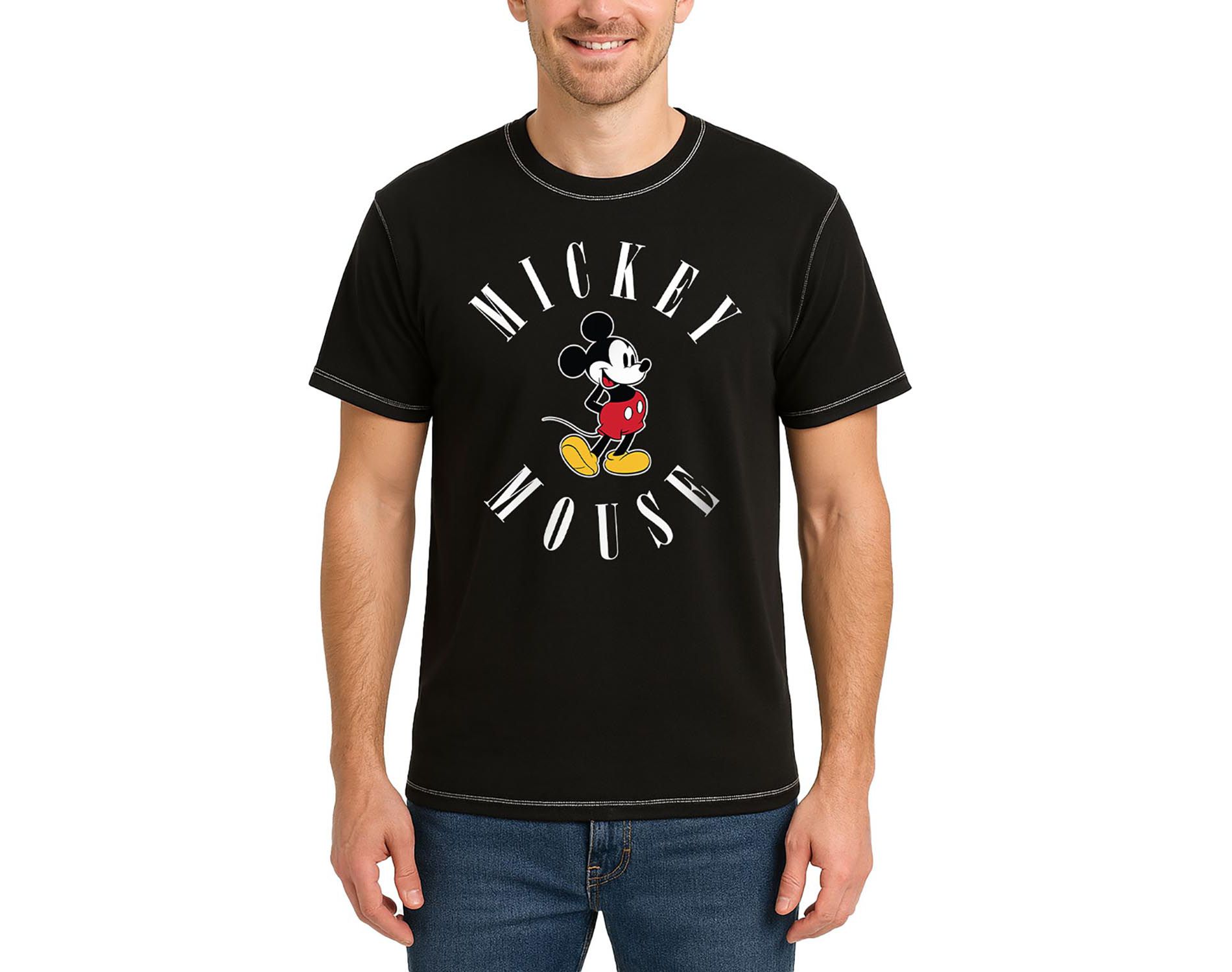 Men's - Disney - Nineties Mickey Mouse Short Sleeve Graphic T-Shirt